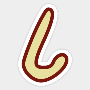 𐤋 - Letter L - Phoenician Alphabet Sticker